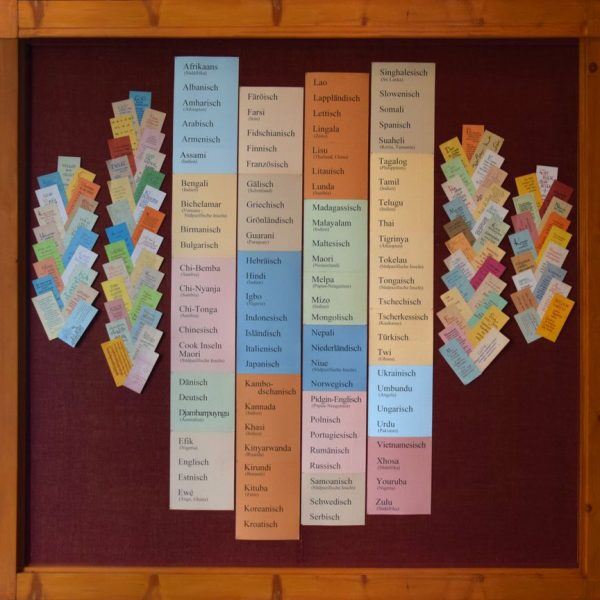 Kanaan-Zentren, Literatur in vielen Sprachen