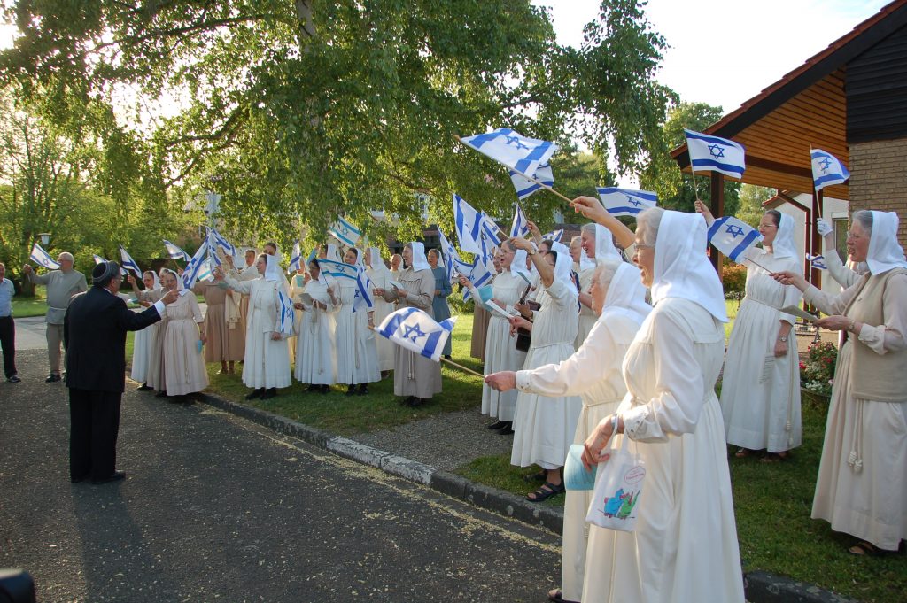 Empfang jüdischer Gäste mit Rabbiner Empfang jüdischer Gäste mit Rabbiner