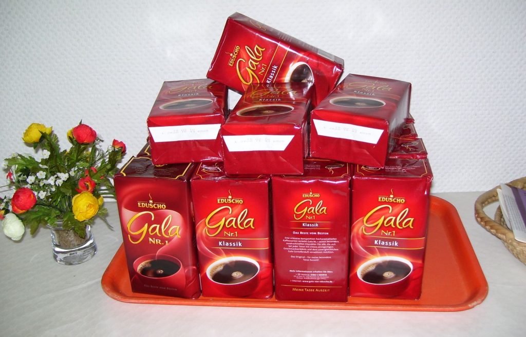 선물받은 커피 패키지들 선물받은 커피 패키지들