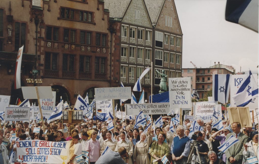 Israel-Kundgebung am Römer in Frankfurt Israel-Kundgebung am Römer in Frankfurt